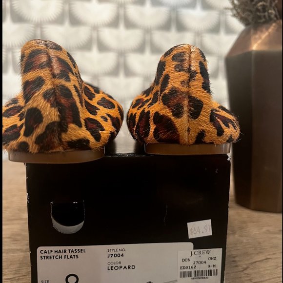 J. Crew Calf Hair Tassel Stretch Flats - Picture 3 of 6